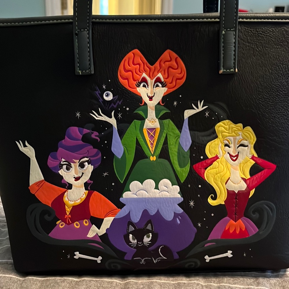 Loungefly Hocus Pocus tote bag and matching wallet.